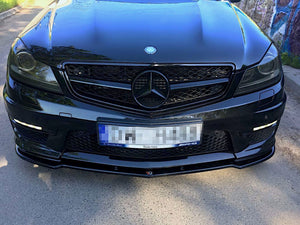 Front Splitter Mercedes C-class W204 C63 AMG Facelift (2011-2014) - Wayside Performance