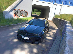 Front Splitter Mercedes C-class W204 C63 AMG Facelift (2011-2014) - Wayside Performance