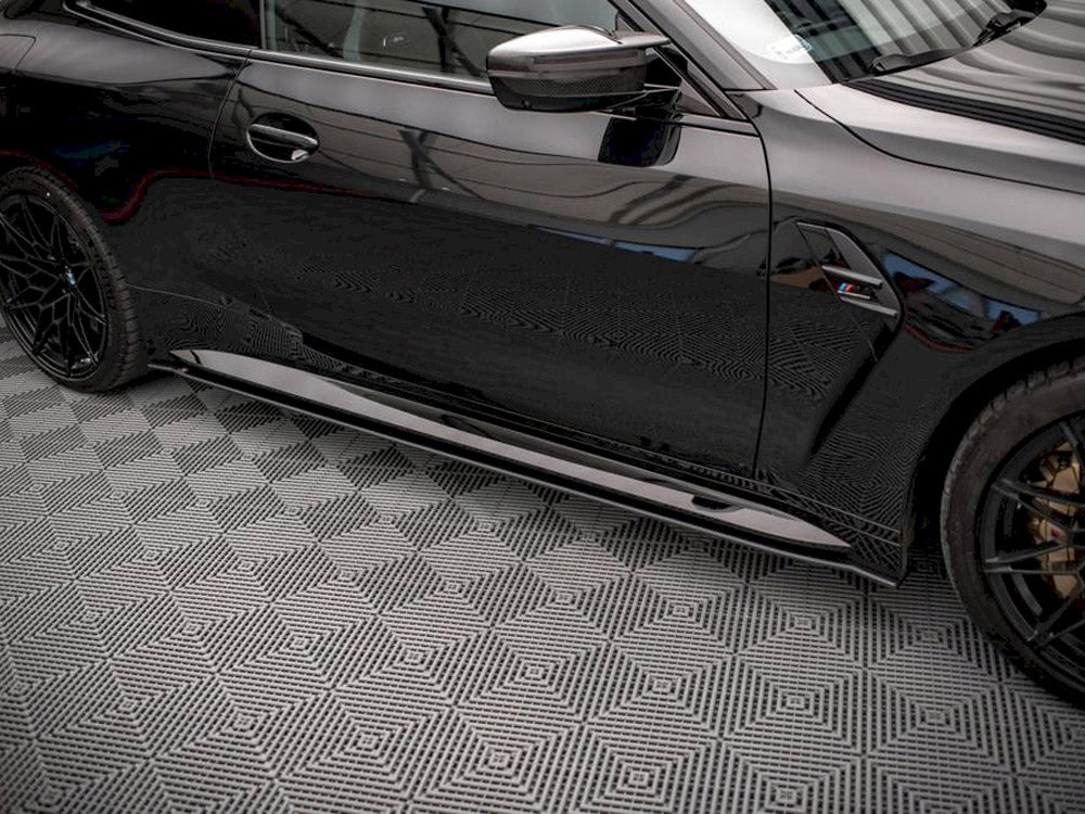 Maxton Design Street Pro Side Skirts Diffusers Bmw M4 G82 (2021-) - Wayside Performance