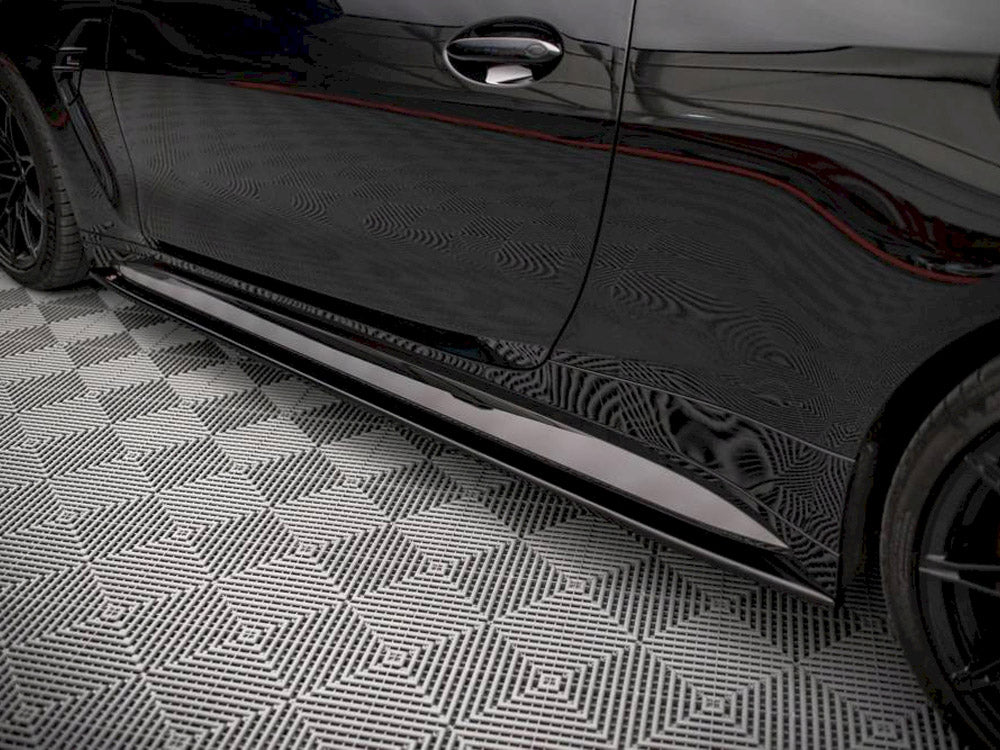 Maxton Design Side Skirts Diffusers V.2 Bmw M4 G82 (2021-) - Wayside Performance