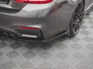 Maxton Design Rear Side Splitters V.2 Bmw M4 F82 - Wayside Performance