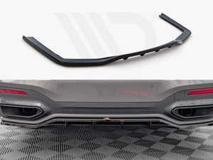 Central Rear Splitter (Vertical Bars) BMW 7 G11 M-Pack Facelift (2019-) - Wayside Performance