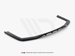 Central Rear Splitter (Vertical Bars) BMW 7 G11 M-Pack Facelift (2019-) - Wayside Performance