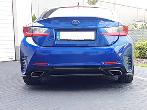 Central Rear Splitter (Without Vertical Bars) Lexus RC (2014-UP) - Wayside Performance