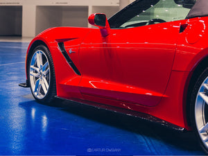 Side Skirts Splitters Chevrolet Corvette C7 (2013-2019) - Wayside Performance