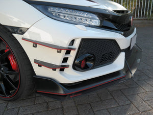 Front Canards Honda Civic MK10 Type-r (2017-UP) - Wayside Performance