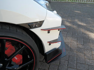 Front Canards Honda Civic MK10 Type-r (2017-UP) - Wayside Performance