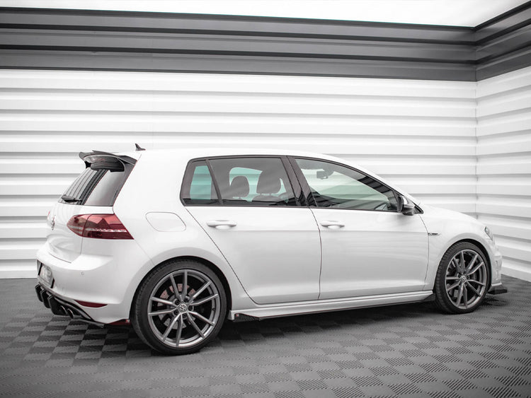 Street Pro Side Skirts Diffusers (+flaps) Vw Golf R Mk7 (2013-2016) - Wayside Performance