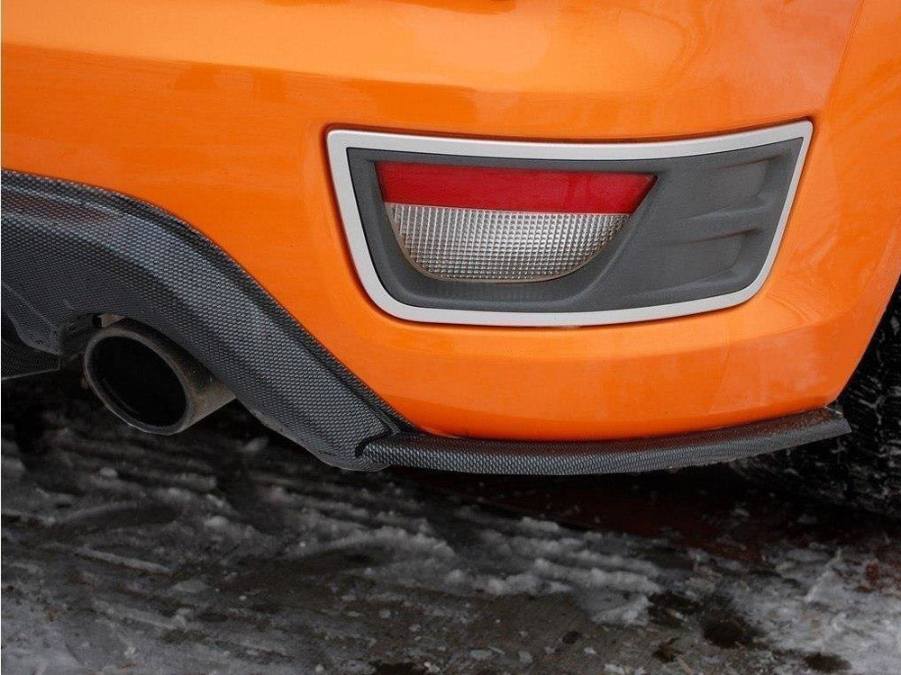 Rear Side Splitters Ford Focus Mk2 St Preface Model Fits With Rear Valance - Wayside Performance