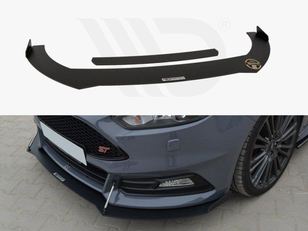 Front Racing Splitter V.2 Ford Focus 3 St (Facelift) - Wayside Performance