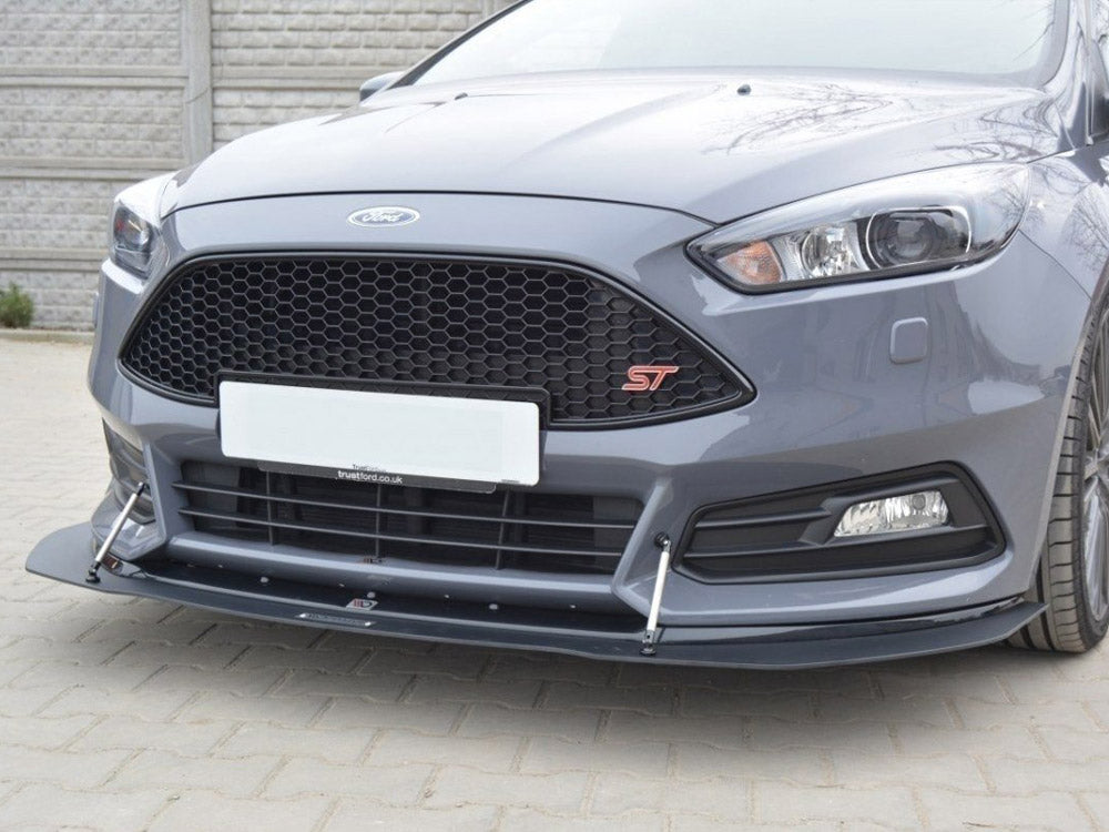 Front Racing Splitter V.3 Ford Focus 3 St (Facelift) - Wayside Performance