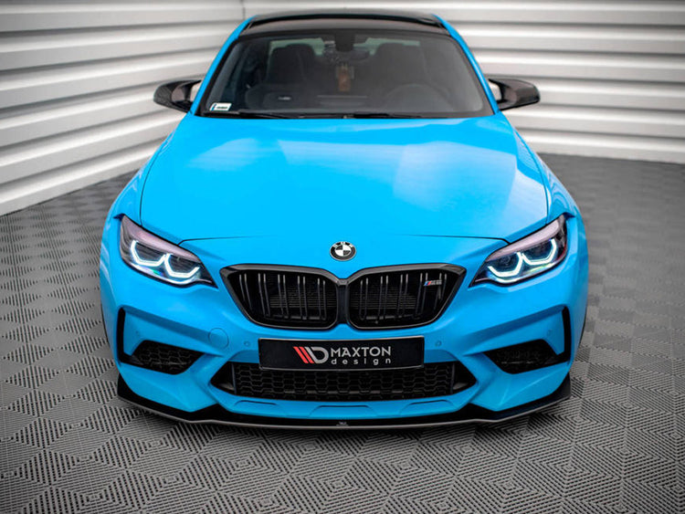 Maxton Design Street Pro Front Splitter Bmw M2 Competition F87 (2018-2020) - Wayside Performance