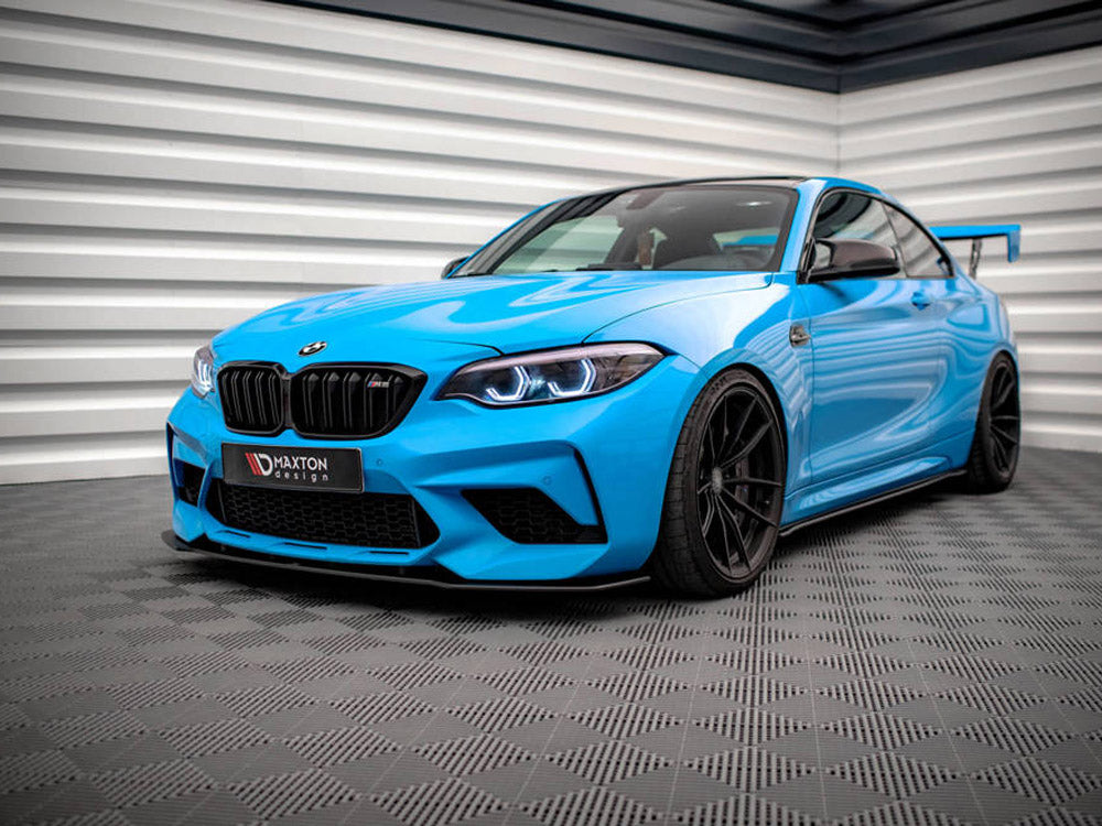 Maxton Design Street Pro Front Splitter Bmw M2 Competition F87 (2018-2020) - Wayside Performance 