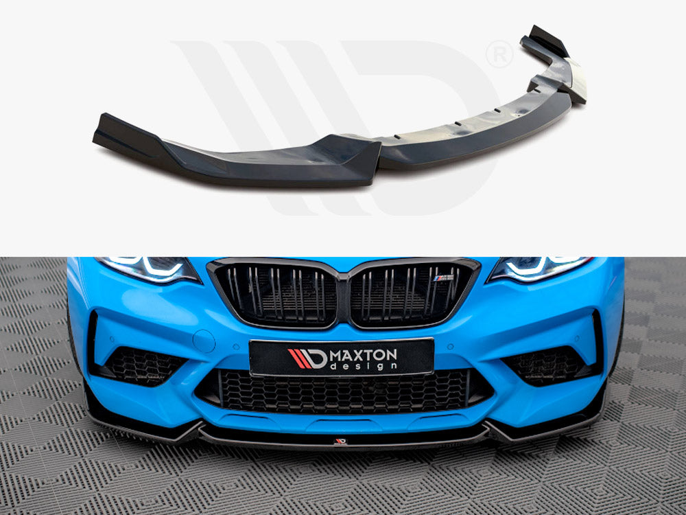 Maxton Design Front Splitter V.2 Bmw M2 Competition F87 (2018-2020) - Wayside Performance 