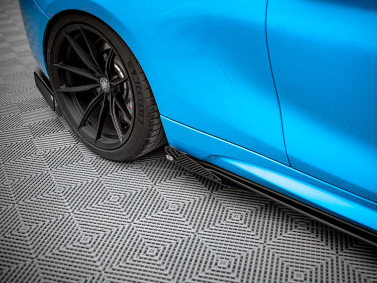 Maxton Design Street Pro Side Skirts Diffusers (+flaps) Bmw M2 F87 (2016-2020) - Wayside Performance