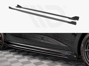 Maxton Design Street Pro Side Skirts Diffusers (+flaps) Audi Rs3 Sportback 8y (2020-) - Wayside Performance