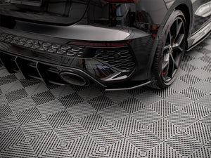 Maxton Design Street Pro Rear Side Splitters Audi Rs3 Sportback 8y (2020-) - Wayside Performance