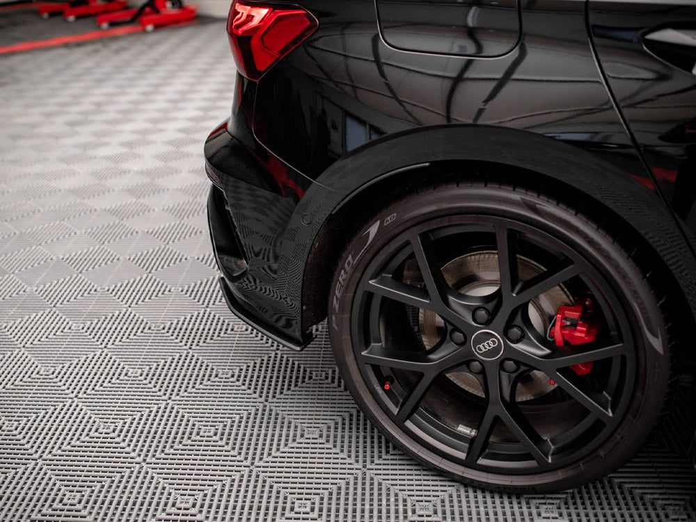 Maxton Design Street Pro Rear Side Splitters Audi Rs3 Sportback 8y (2020-) - Wayside Performance
