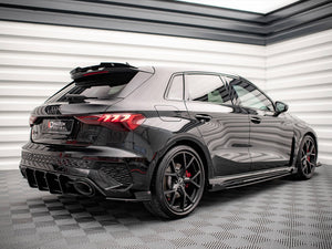 Maxton Design Street Pro Rear Side Splitters (+flaps) Audi Rs3 Sportback 8y (2020-) - Wayside Performance
