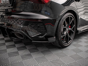 Maxton Design Street Pro Rear Side Splitters (+flaps) Audi Rs3 Sportback 8y (2020-) - Wayside Performance