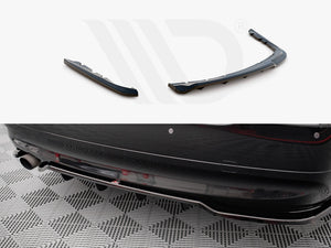 Central Rear Splitter (Vertical Bars) BMW 3 Sedan E90 (2004-2008) - Wayside Performance