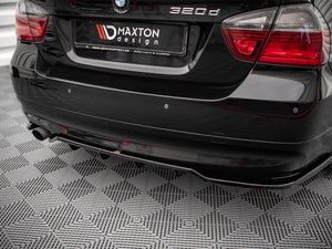 Central Rear Splitter (Vertical Bars) BMW 3 Sedan E90 (2004-2008) - Wayside Performance