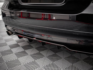 Central Rear Splitter (Vertical Bars) BMW 3 Sedan E90 (2004-2008) - Wayside Performance