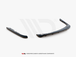 Central Rear Splitter (Vertical Bars) BMW 3 Sedan E90 (2004-2008) - Wayside Performance