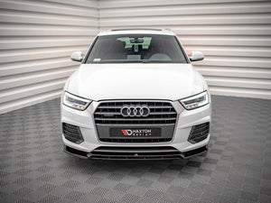 Front Splitter V.2 Audi Q3 8U Facelift (2014-2018) - Wayside Performance