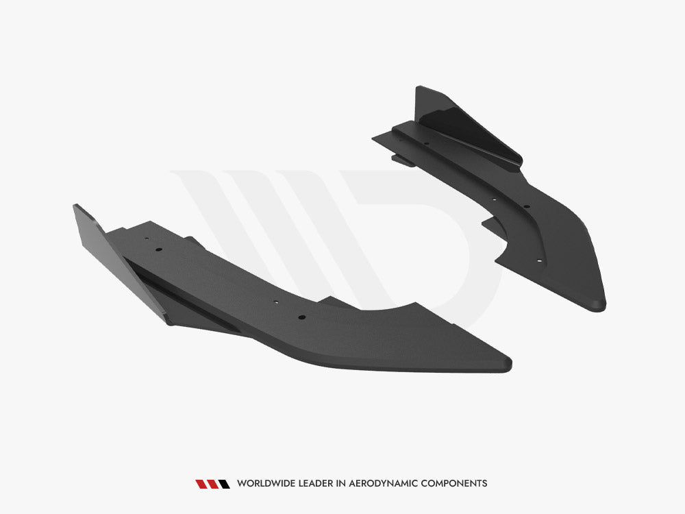 Maxton Design Street Pro Rear Side Splitters (+flaps) Audi Rs3 Sedan 8y (2020-) - Wayside Performance