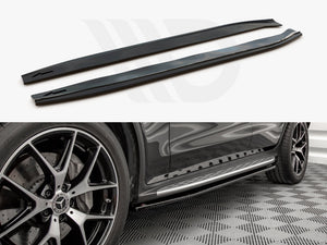 Side Skirts Diffusers V.1 Mercedes-Benz GLC Coupe AMG-Line C253 - Wayside Performance