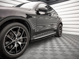 Side Skirts Diffusers V.1 Mercedes-Benz GLC Coupe AMG-Line C253 - Wayside Performance