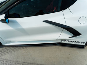 Side Skirts Diffusers Chevrolet Corvette C8 - Wayside Performance