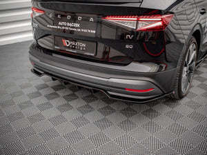 Central Rear Splitter (Vertical Bars) Skoda Enyaq IV (2020-) - Wayside Performance