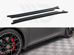 Side Skirts Diffusers Porsche 911 Carrera 4S 992 (2019-) - Wayside Performance