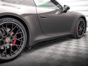 Side Skirts Diffusers Porsche 911 Carrera 4S 992 (2019-) - Wayside Performance