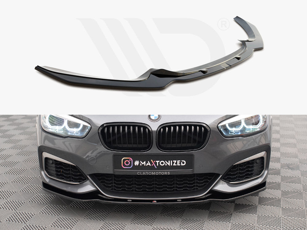 Maxton Design Front Splitter V.1 Bmw 1 F20/f21 M-power Facelift - Wayside Performance 