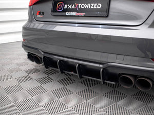 Maxton Design Street Pro Rear Diffuser Audi S3 Sportback 8v Facelift - Wayside Performance