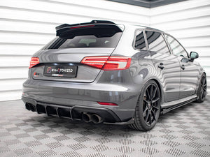 Maxton Design Spoiler Cap Audi S3 Sportback 8v Facelift - Wayside Performance