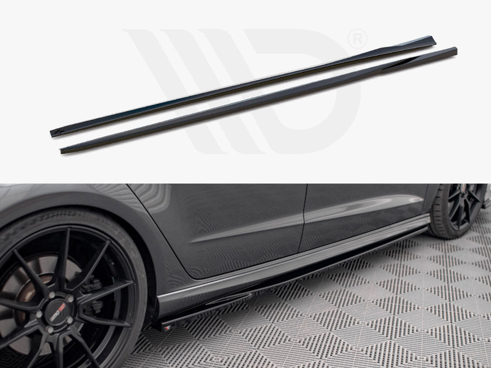 Maxton Design Side Skirts Diffusers Audi S3 Sportback 8v Facelift - Wayside Performance