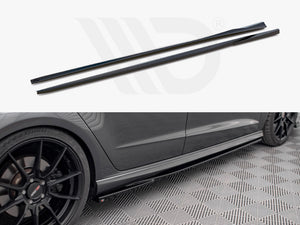 Maxton Design Side Skirts Diffusers Audi S3 Sportback 8v Facelift - Wayside Performance