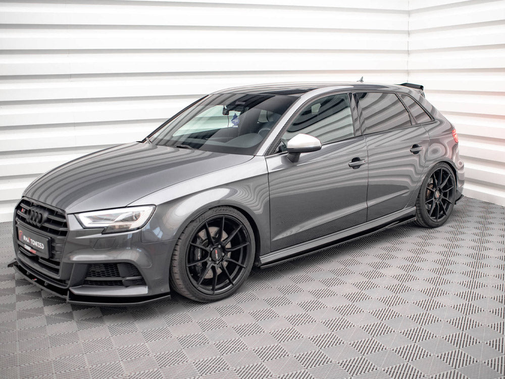 Maxton Design Side Skirts Diffusers Audi S3 Sportback 8v Facelift - Wayside Performance