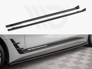 Side Skirts Diffusers V.2 BMW 4 Gran Coupe M-Pack / M440i G26 - Wayside Performance