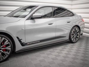 Side Skirts Diffusers V.2 BMW 4 Gran Coupe M-Pack / M440i G26 - Wayside Performance