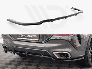 Central Rear Splitter (Vertical Bars) V.2 BMW X6 M-Pack G06 - Wayside Performance