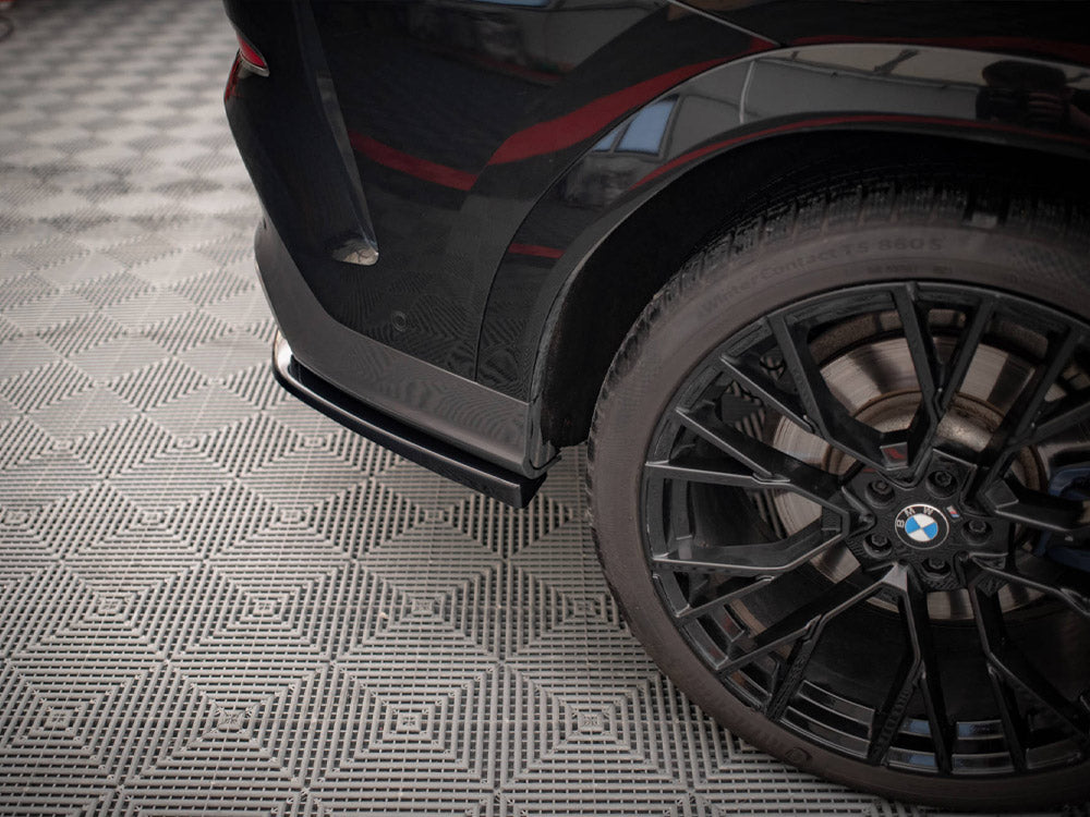 Central Rear Splitter (Vertical Bars) V.2 BMW X6 M-Pack G06 - Wayside Performance