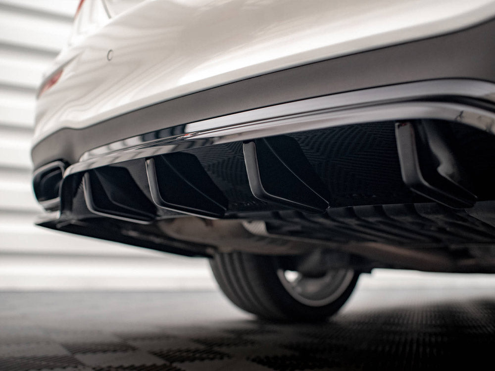 Central Rear Splitter (Vertical Bars) Mercedes E AMG Line W213 Facelift - Wayside Performance