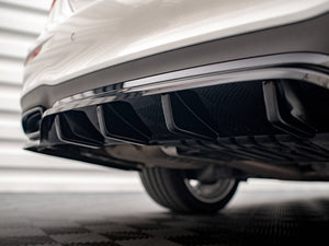 Central Rear Splitter (Vertical Bars) Mercedes E AMG Line W213 Facelift - Wayside Performance