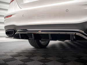 Central Rear Splitter (Vertical Bars) Mercedes E AMG Line W213 Facelift - Wayside Performance