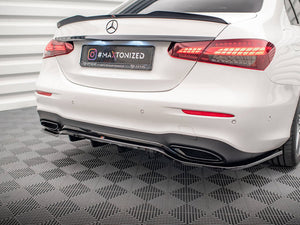 Central Rear Splitter (Vertical Bars) Mercedes E AMG Line W213 Facelift - Wayside Performance